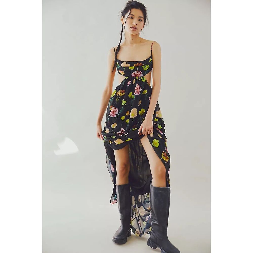 Free People SAU LEE Giselle Gown Size 0 A-35